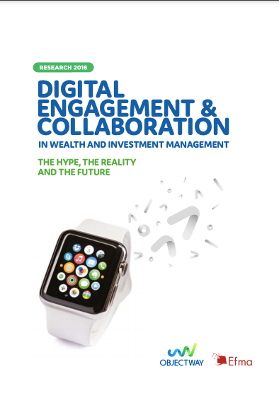 Objectway and Efma Analyst Research Cover Digital Engagement and Collaboration in Wealth and Investment Management