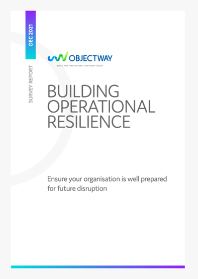 BUILDING OPERATIONAL RESILIENCE