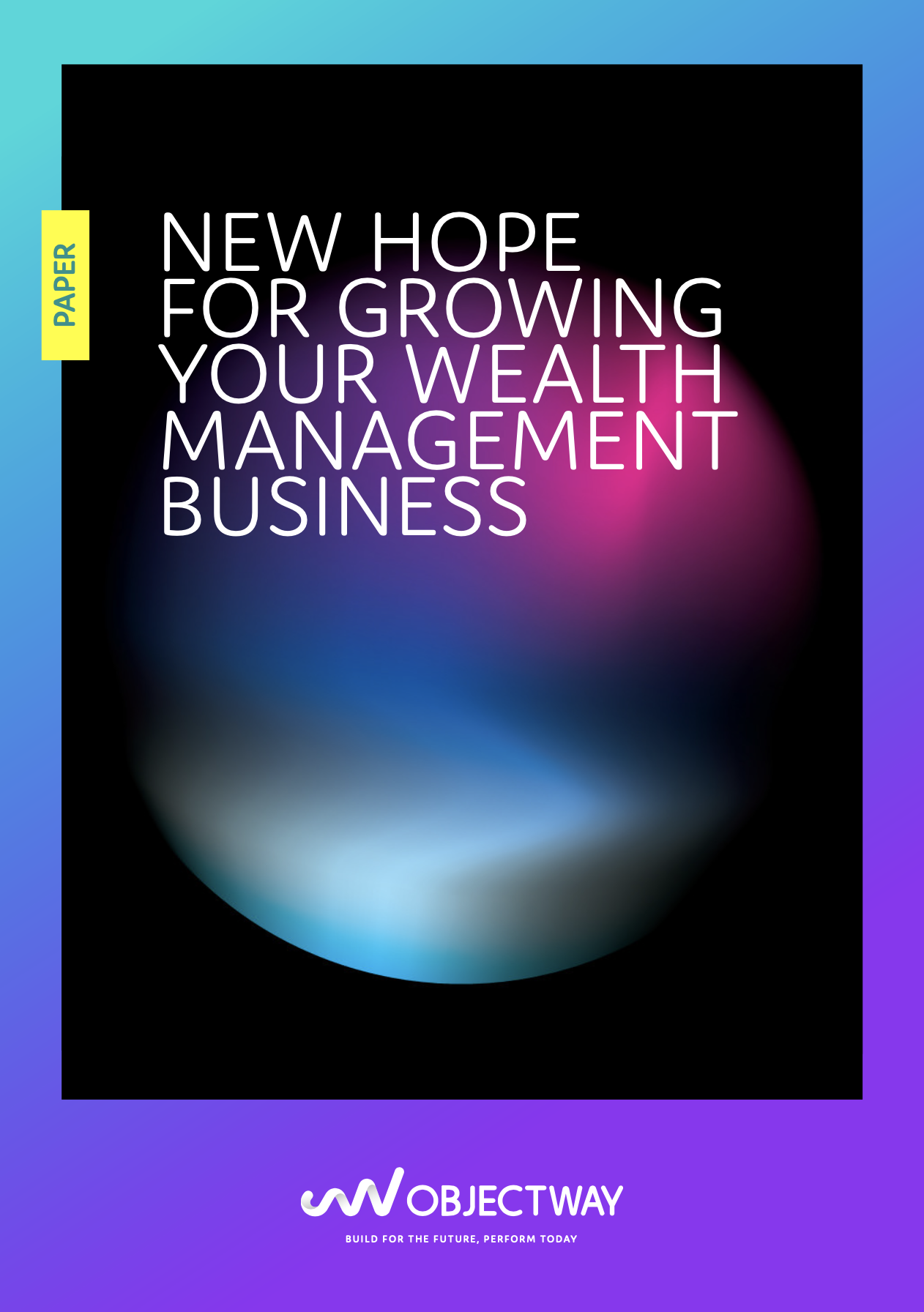 Objectway Paper Cover New Hope for growing you wealth management business